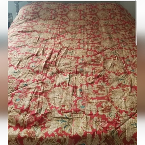 Ralph Lauren Home Bedding Vintage Ralph Lauren Red Jardiniere